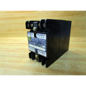 Square D 8501 L0-40 Control Relay 8501 LO-40 Ser. AMK - Used