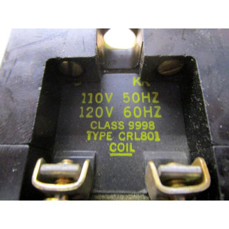 Square D 8501 L0-40 Control Relay 8501 LO-40 Ser. AMK - Used