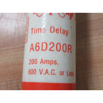Gould Shawmut Ferraz A6D200R Mersen Fuse Cross Ref 4TCJ6 - New No Box