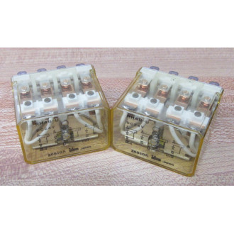 IDEC RH4B-U-DC24V Relay RH4-BU-24V DC (Pack of 2) - New No Box