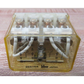 IDEC RH4B-U-DC24V Relay RH4-BU-24V DC (Pack of 2) - New No Box