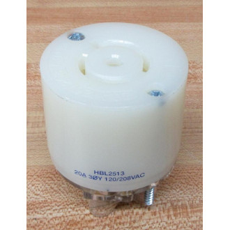 Hubbell HBL2513 Plug Connector Body Plug End Only - New No Box