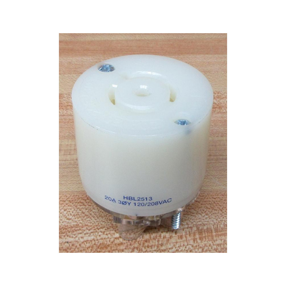 Hubbell HBL2513 Plug Connector Body Plug End Only - New No Box