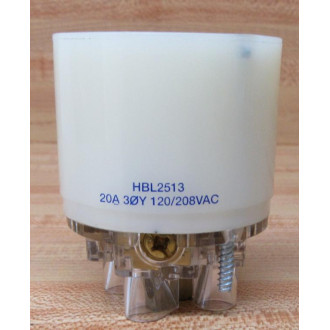 Hubbell HBL2513 Plug Connector Body Plug End Only - New No Box
