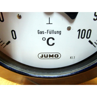 JUMO 8222-20-16 Contact Dial Thermometer 440637 00315384 - Used