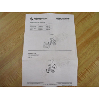 Norgren 74503-51 Yoke Connector Kit-Olympian 64 Series 7450351