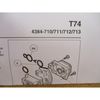 Norgren 4384-710 T74-EXCELON Shut-Off Valve Serivce Kit 4384710