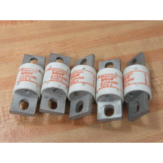 Gould Shawmut Ferraz A13X400 Mersen Fuse A13X400-4 (Pack of 5) - New No Box