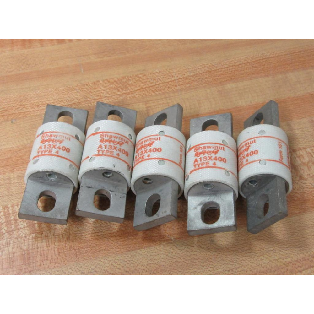Gould Shawmut Ferraz A13X400 Mersen Fuse A13X400-4 (Pack of 5) - New No Box