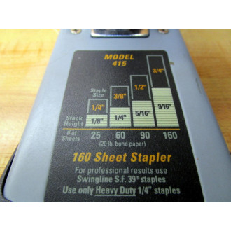 Swingline 415 Sheet Stapler - Used