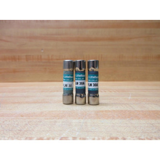 Littelfuse FLM-30 Fuse Cross Ref 486J10, FLM030 (Pack of 3) - New No Box