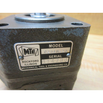 MTE C204M-23 Hydraulic Motor C204M23 - Used