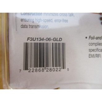 Belkin F3U134-06-GLD 24K Gold Plated Connectors To 6' USB Cable