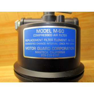 Motor Guard M-60 Compressed Air Filter  M60 - Used