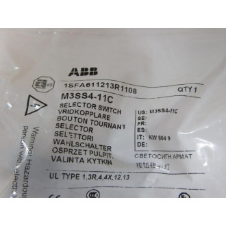 ABB M3SS4-11C Selector Switch 1SFA611213R1108