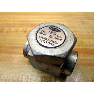 Spence NTD 600 Thermodynamic Steam Trap Valve NTD600-34 - Used