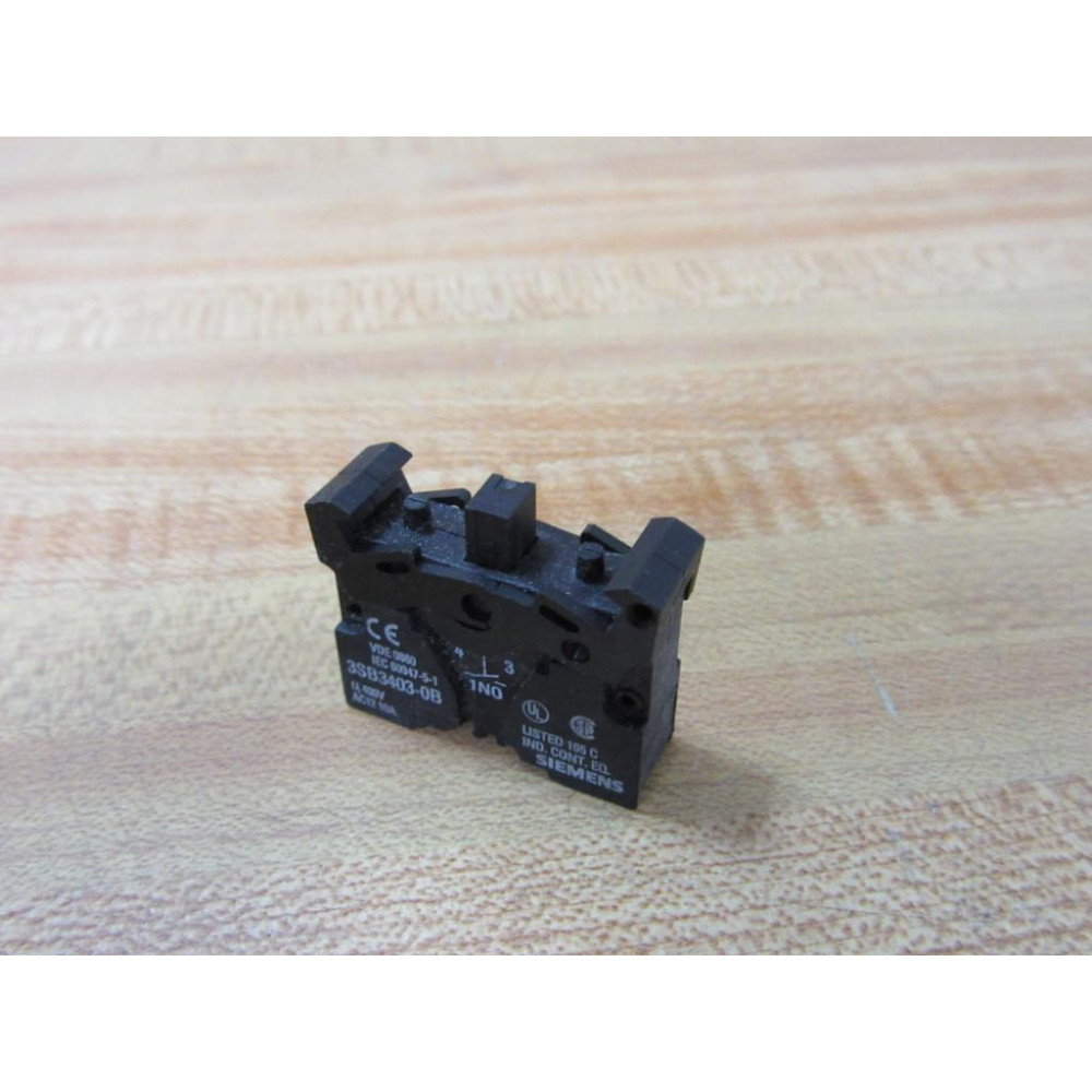 Siemens 3SB3403-0B Contact Block 3SB34030B - New No Box