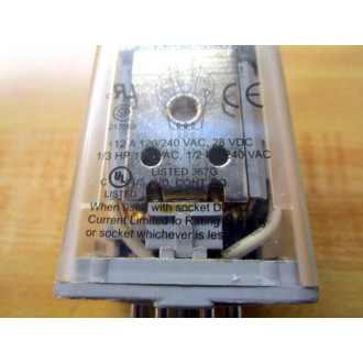 Eaton D3PF2AA Relay D3PF2AA-120V AC - Used