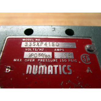 Numatics 33SXP4150 Valve 33SXP4000 - Used