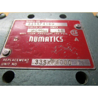 Numatics 33SXP4150 Valve 33SXP4000 - Used