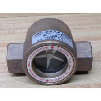 Dwyer SFI-100-34" W.E Anderson Sight Flow Indicator - New No Box