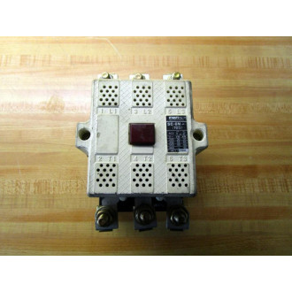 Fuji Electric SC-6N 125 Magnetic Contactor SC-6N Cracked Housing - Used