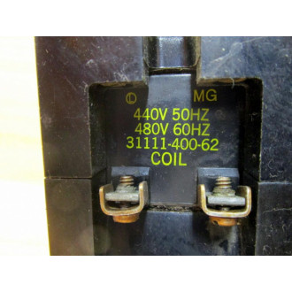 Square D 8501L0-20 8501LO20 Control Relay Cracked Front Housing - Used