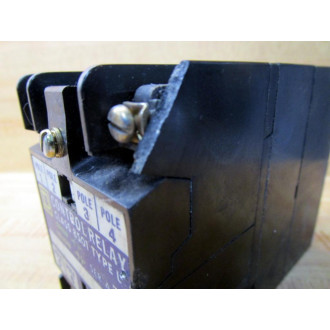 Square D 8501L0-20 8501LO20 Control Relay Cracked Front Housing - Used