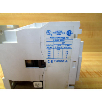 Cutler Hammer AN16AN0 Starter Series C1 Coil 9-2875-5 208V - Used