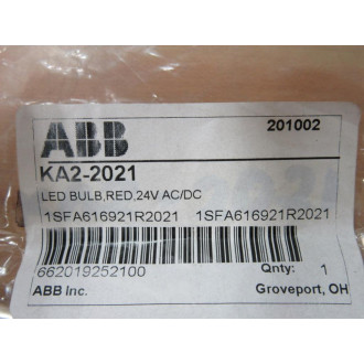 ABB KA2-2021 Bulb 1SFA61921R2021 24V (Pack of 13) - New No Box