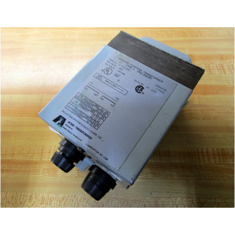 Acme T-53105 Transformer 130-1384 - Used Acme T-53105 Transformer 130-1384 - Used