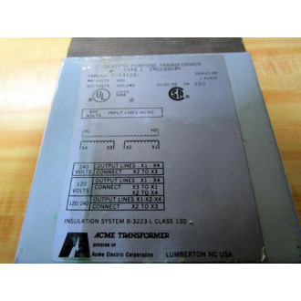 Acme T-53105 Transformer 130-1384 - Used