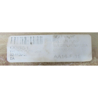 Wilden Pump 02-1120-03 Valve Seat 02112003 - New No Box