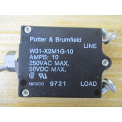 Potter & Brumfield W31-X2M1G-10 Circuit Breaker 10AMP - New No Box