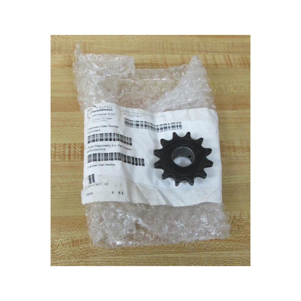Clyde Bergemann BP305358-0118 Sprocket BP3053580118 - New No Box
