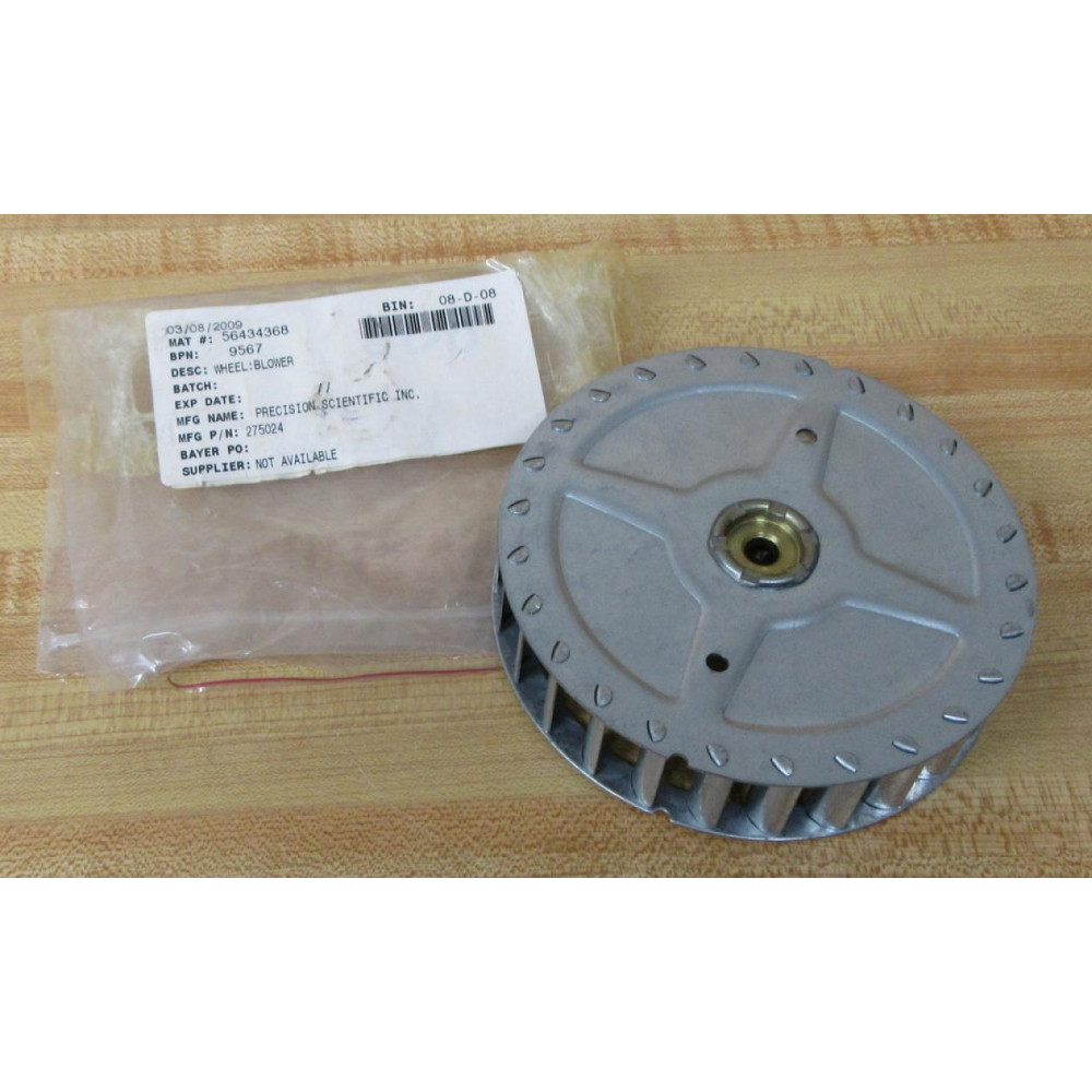 Precision Scientific 275024 Blower Wheel Precision Scientific 275024 Blower Wheel