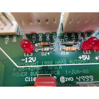 Haas Automation 65-4075G Power Supply PCB PSUP-G - Used