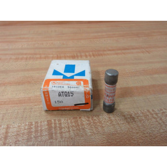 Gould Shawmut Ferraz ATQ15 Mersen Fuse Cross Ref 4ZCP2 (Pack of 9)