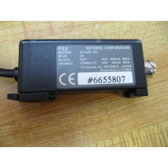 Keyence FS2-60 FS2 Cable Type Fiber Amplifier FS260 - New No Box