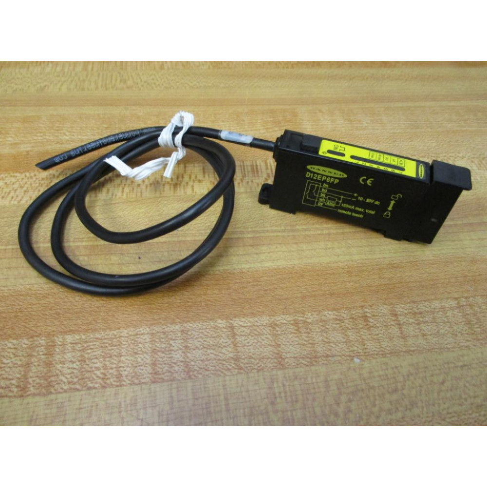 Banner D12EP6FP D12 Expert Fiber Optic Sensor 41965 2 ft+3 in L Cable - New No Box Banner D12EP6FP D12 Expert Fiber Optic Sensor 41965 2 ft+3 in L Cable - New No Box