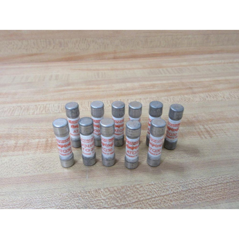 Gould Shawmut Ferraz ATQ30 Mersen Fuse Cross Ref 4ZCP5 (Pack of 11) - New No Box