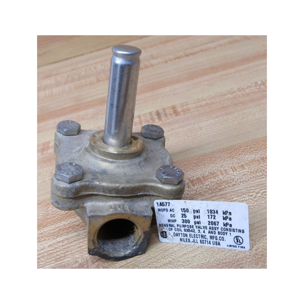 Dayton 1A577 Solenoid Valve - New No Box