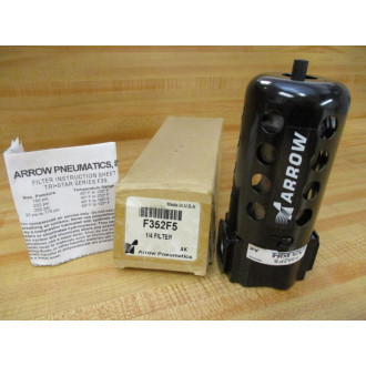 Arrow Pneumatics 9004 Automatic Drain Filter Separator F352F5 BlackEK35-5 Kit