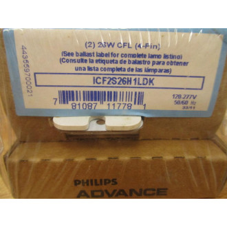 Philips Advance CF-2S26-H1-LD SmartMate Ballast CF2S26H1LD