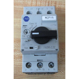 Allen Bradley 140M-C2E-B25 Circuit Breaker 140MC2EB25 - Used