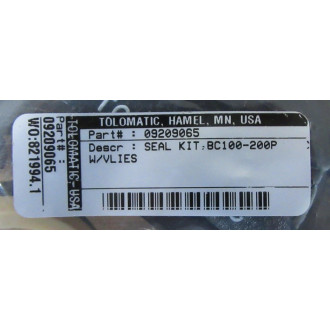 Tol-O-Matic 09209065 Seal Kit BC100-200P