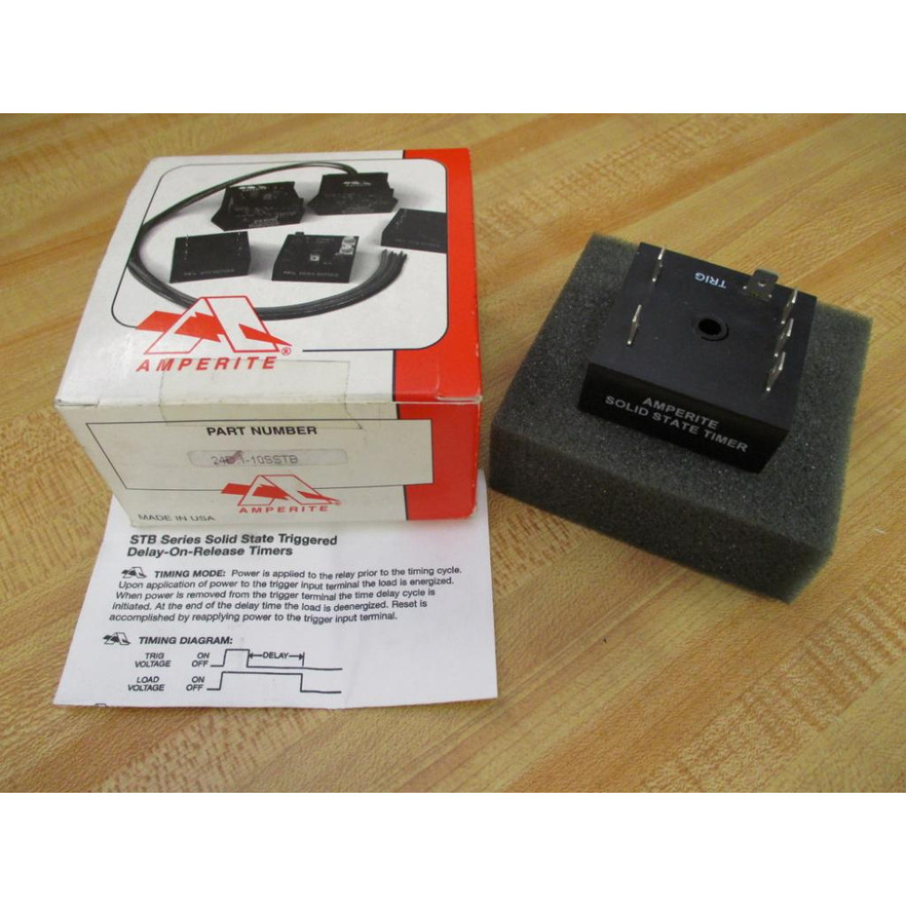 Amperite 24D.1-10SSTB Time Delay Relay 24D110SSTB
