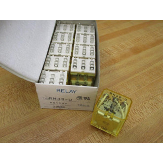IDEC RH3B-U AC120V Ice Cube Relay RH3BUAC120V (Pack of 10)