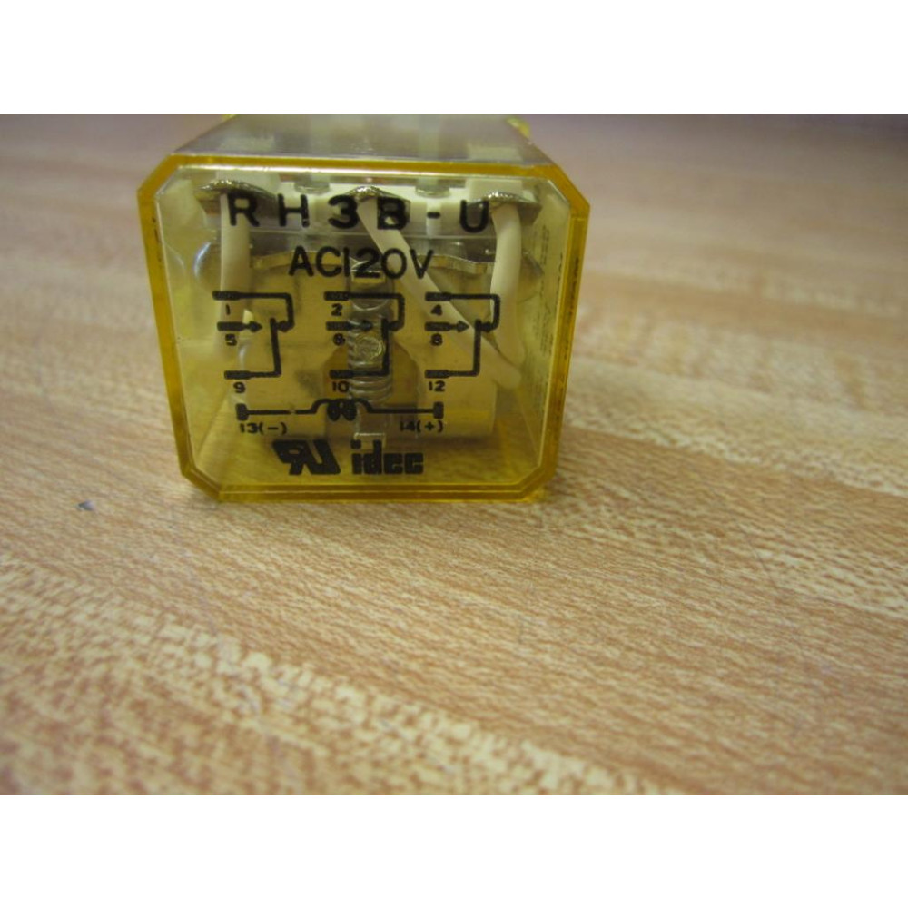 IDEC RH3B-U AC120V Relay RH3B-U-120V AC (Pack of 10)