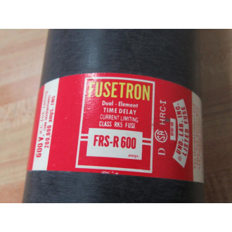 Bussmann FRS-R-600 Fusetron Cooper Fuse FRSR600 Long Barrel - New No Box